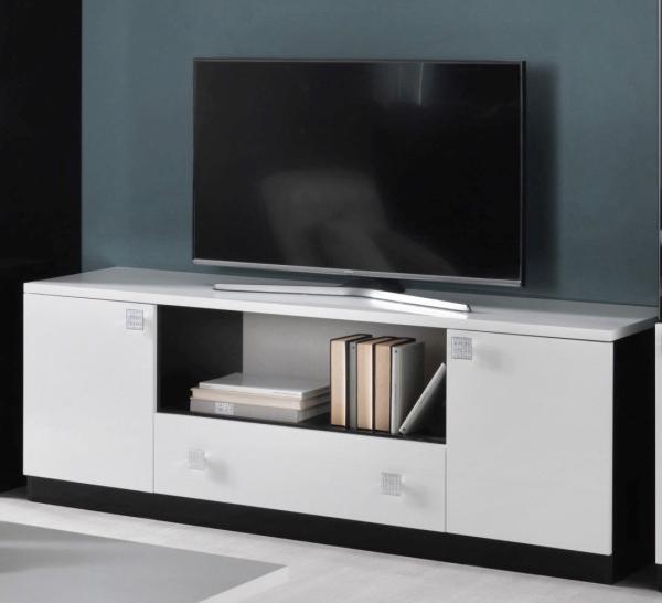 Product photograph of Elisa White Italian 165cm Tv Unit from Choice Furniture Superstore.